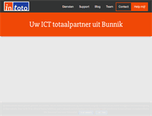 Tablet Screenshot of intoto.nl